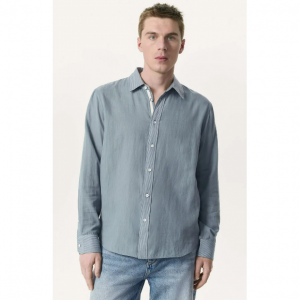 Finch Striped Cotton Gauze Shirt