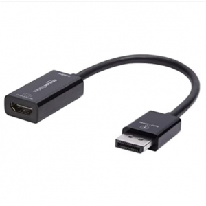 Woot! - Amazon Basics DisplayPort 转 HDMI 适配器 (4K@60Hz)，5.7折
