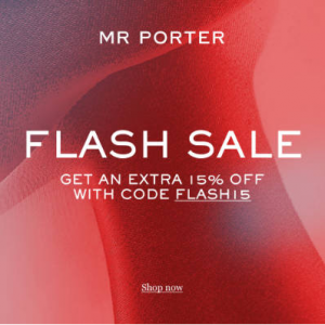 Flash Sale - Extra 15% Off Selected Sale Items @ MR PORTER UK