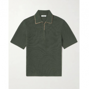 MR P. 刺繡純棉Polo衫