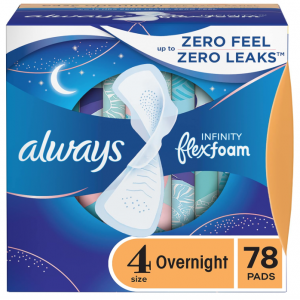 Always 多款卫生巾热卖 @ Amazon