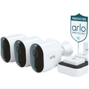 Woot - Arlo Pro 5S 2K 室內/室外無線聚光燈安防攝像頭套裝，3.3折