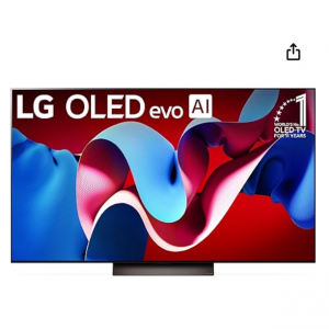 Amazon - LG OLED evo C4 4K 120Hz 77" 智能电视 2024款，9折