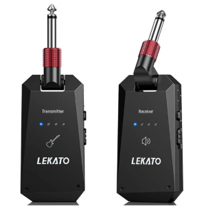 Extra 10% off LEKATO WS-90 5.8G Wireless Guitar System Transmitter Receiver @Lekato