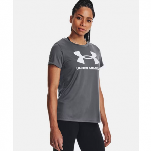 UA Velocity Graphic Big Logo 女士運動T恤