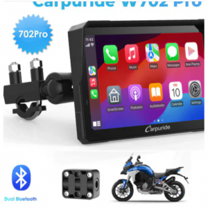 Carpuride W702 Pro 带 TPMS 选项 | 无线便携式摩托车音响