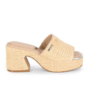 DKNY Desirae Textured 厚底凉鞋