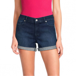 7 For All Mankind Rolled Hem 牛仔短裤