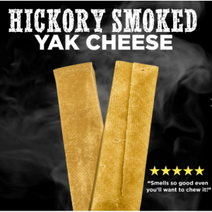 Large Hickory Smoked Yak Cheese (2 pack)