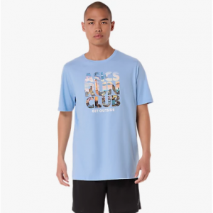 跑步俱乐部图案短袖T恤