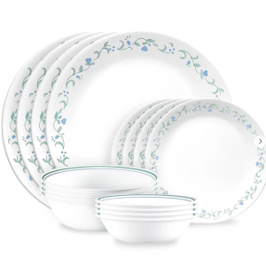 Corelle® Country Cottage 16件套无马克杯餐具套装,4 人份