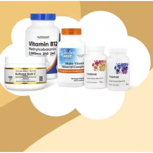 iHerb精选维生素热卖 收综合维生素VC维D3维B等Thorne延寿生命花园都参加
