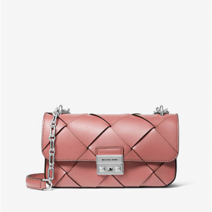 MICHAEL Michael Kors Tribeca 小号编织皮革单肩包