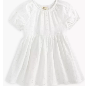 First Impressions Baby Girls Woven Cotton Eyelet Dress