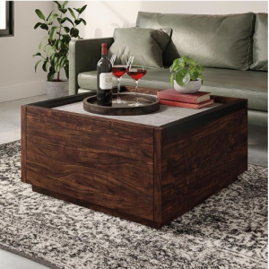 Sauder Manhattan Gate 收纳咖啡桌 @ Amazon