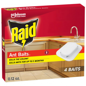 Raid 强效杀蚂蚁药，4块 @ Amazon
