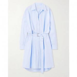 DRIES VAN NOTEN 系带衬衫连衣裙