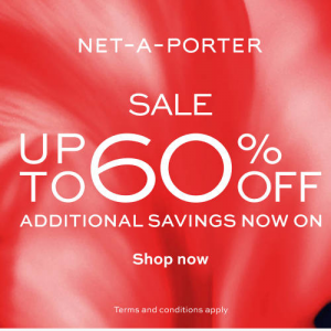 NET-A-PORTER APAC - Up to 60% Off Sale Styles on VERSACE, STELLA MCCARTNEY, AQUAZZURA & More      