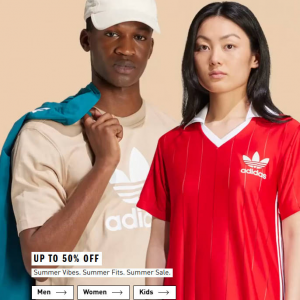 adidas UK 精选时尚潮流运动鞋服夏季大促