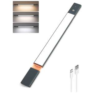 EZVALO Under Cabinet Lighting, 2200mAh Rechargeable Battery, 76 LEDs Dimmable Closet Lights