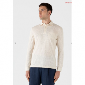 Sunspel x WM 长袖Polo衫