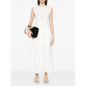 TOTEME 无袖棉超长连衣裙