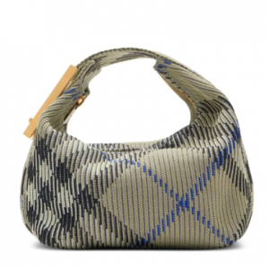 Burberry Peg 迷你格纹托特包