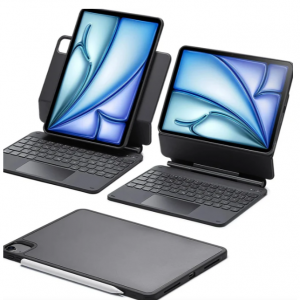 ESR Tech - iPad Air 11 英寸 (2025) 360 度回弹磁吸键盘保护壳，立减$48 