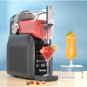 Tefoqu Slushie Machine, 88oz Frozen Drink Maker with 7 Preset Programs @ Amazon