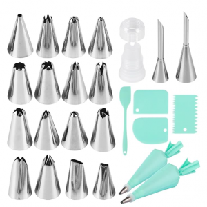 Maiziyun 25Pcs Tips Set and Piping Bag @ Amazon