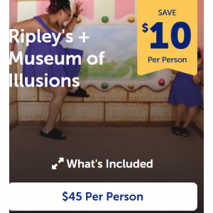 Ripley's San Francisco -  预订雷普利博物馆 + 幻觉博物馆门票,立减$10