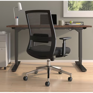 Staples Prestige Marrett Ergonomic Fabric Swivel Task Chair, Black (UN53249) @ Staples