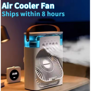 新しい 3 で 1 ファンエアコン家庭用ミニ空気クーラー LED ナイトライトポータブル加湿器空気調整ファンオフィスホームファン