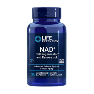 Life Extension NAD+ Cell Regenerator and Resveratrol – Defense Against Cellular Aging (30 Vegetari