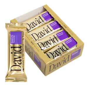 David Protein 蛋白棒 - 蓝莓派味 12条