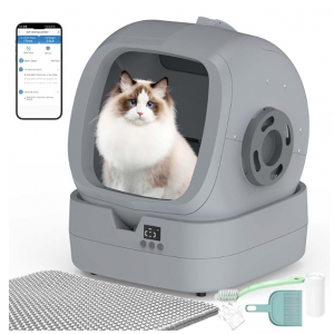 Mintakawa Automatic Cat Litter Box Self Cleaning - APP Control and Weight Monitoring - 86L