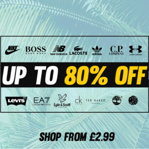 Get The Label 精选adidas、Under Armour、Boss、Nike、Lacoste、New Balance等时尚潮流运动鞋服夏季大促 