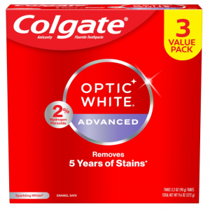 Colgate 高效美白牙膏 3.2oz 3支装 @ Amazon