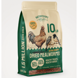 Hatortempt 鸡和鸟用干面包虫，10 lb @ Go North 
