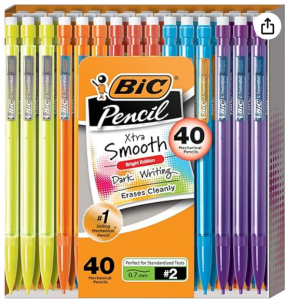 Amazon - 40 支装 BIC 0.7 毫米自动铅笔，6.2折