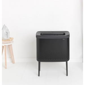 Brabantia Bo 洗衣桶 60 升 - 哑光黑色