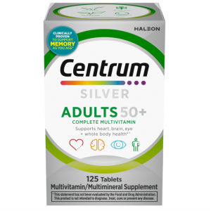 Centrum Silver Multivitamin for Adults 50 Plus, 125 Count @ Amazon