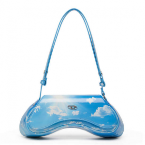 Diesel 女士印花亮面单肩包