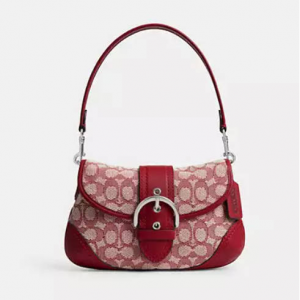 Coach Soho Flap Bag In Signature Textile Jacquard