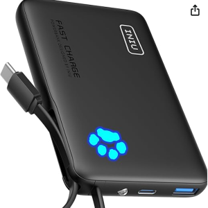 Amazon - INIU 10000毫安充电宝 45W快充 ，现价$11.24