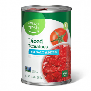 Amazon Fresh 切块番茄不加盐 14.5oz @ Amazon