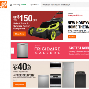 HomeDepot独立日大促低至5折，精选冰箱洗衣机庭院工具等特卖