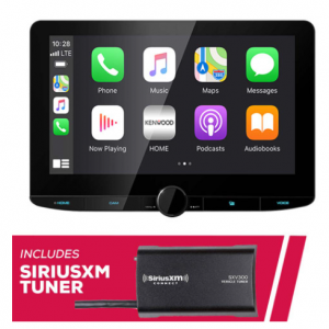 Drive In Autosound - Kenwood DMX1037S 10.1 英寸双 DIN 多媒体接收器（配备 SXV300V1 SiriusXM 调谐器），2.8折