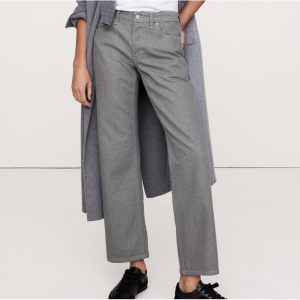 Mid-Rise Straight Ankle Jean