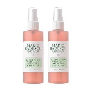 Mario Badescu Facial Spray with Aloe, Herbs and Rose Water  4 Fl Oz (Pack of 2) @ Amazon 